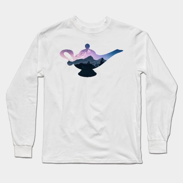 Aladdin and his magic LAMP Long Sleeve T-Shirt by ZoeBaruch